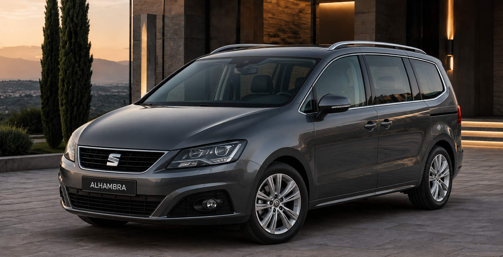 Grey Seat Alhambra MPV