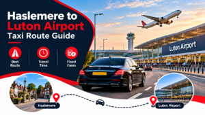 Haslemere to Luton Airport Taxi Route Guide